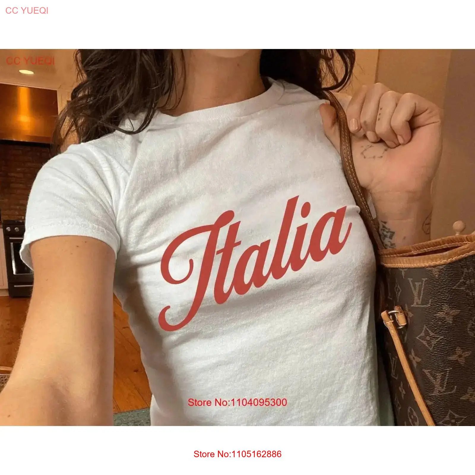 Travel Z - Italia T Shirt 90's Baby Y2K