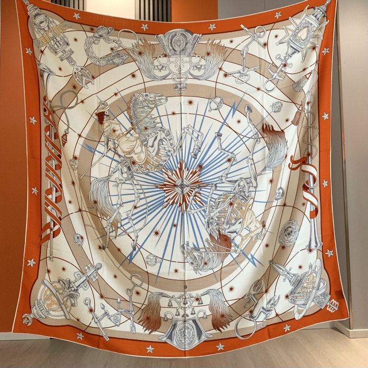 Travel Accessories Pouch - Luxury Brand Scarf Large Silk Shawls