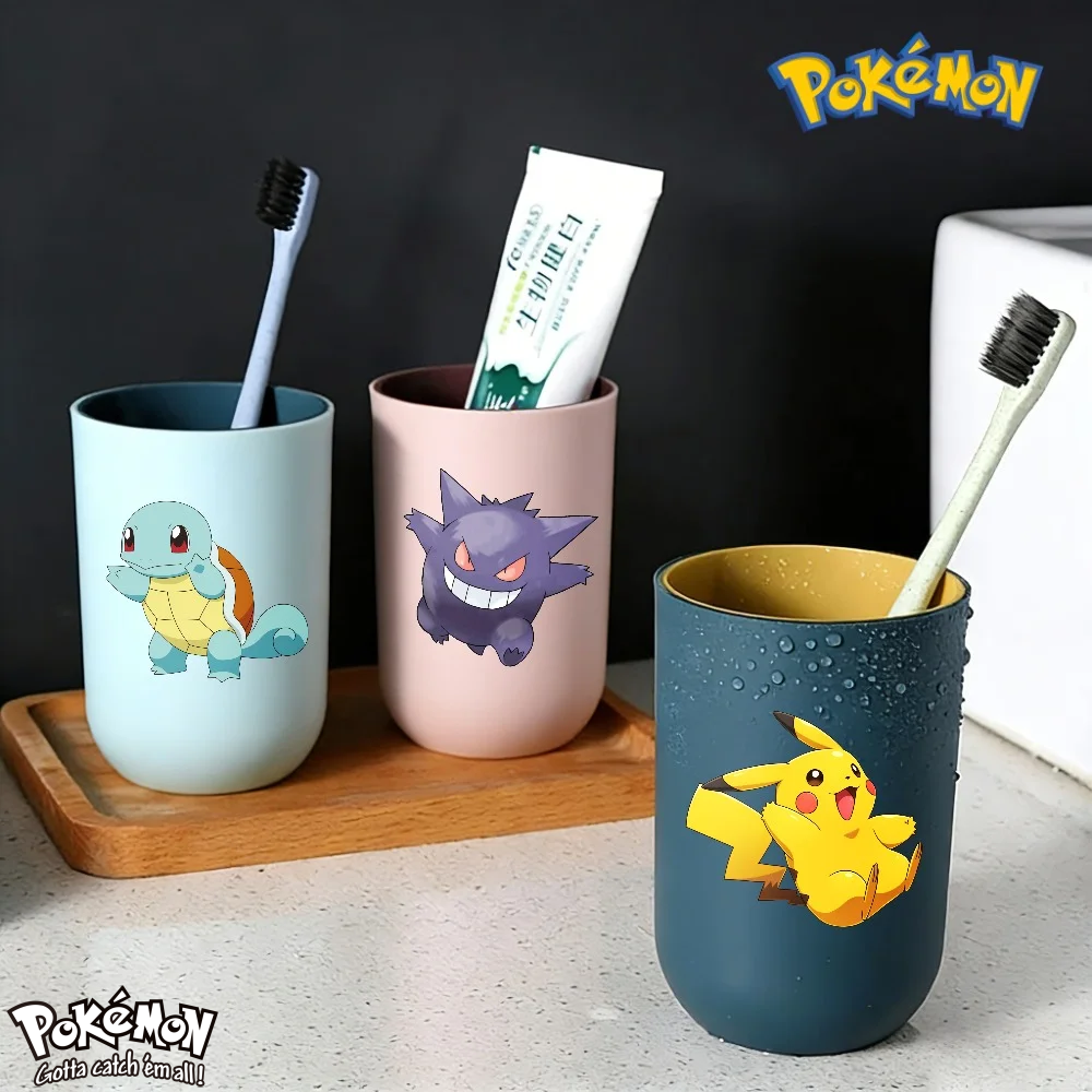 Travel Accessories For Kids - 2026 Anime Kawaii Pokemon Bathroom Tumblers