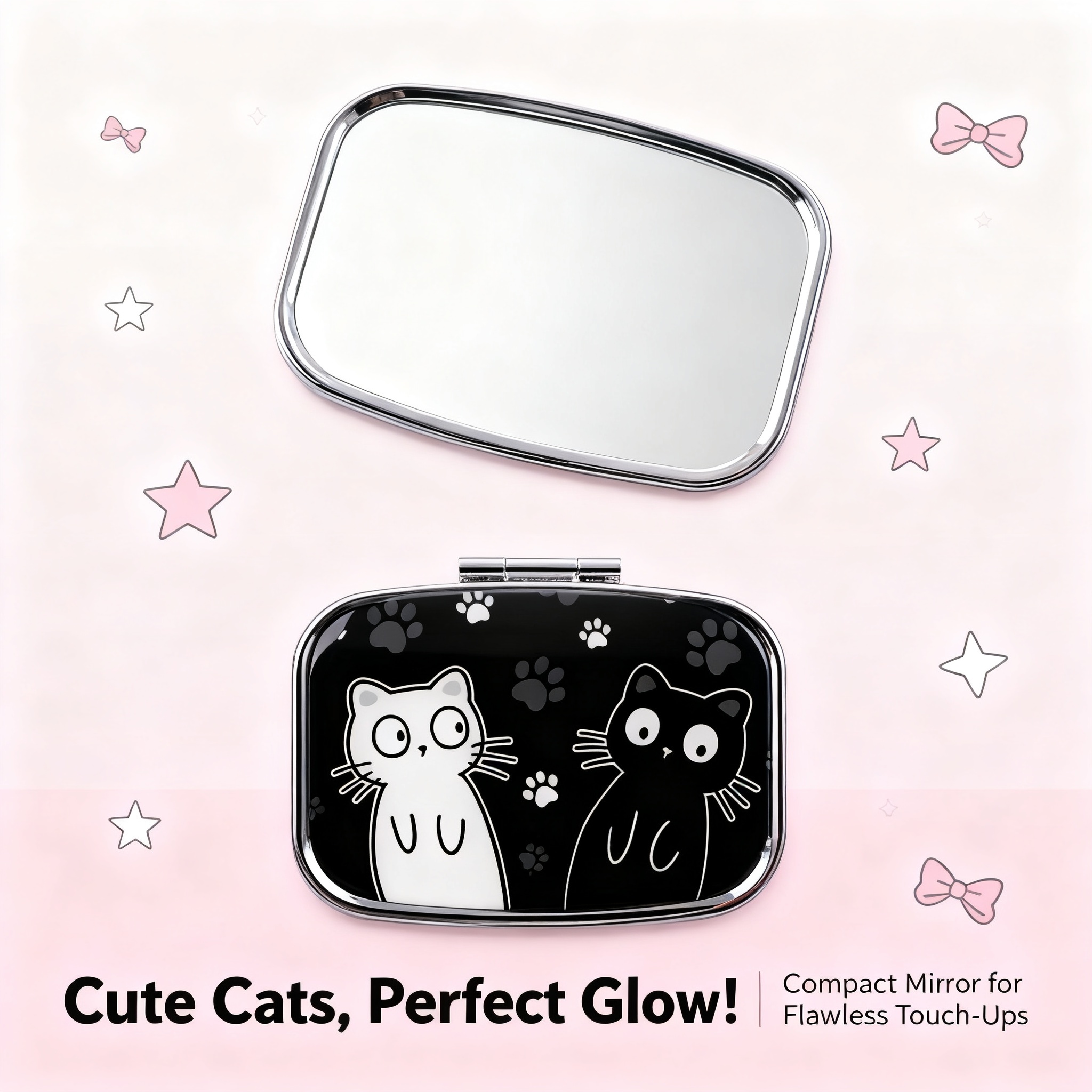 Travel Accessories Gadget - Cartoon Black And White Cat Travel