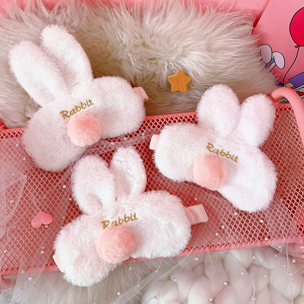 Travel Accessories For Kids - 1Pcs Stereo Rabbit Ear Eye Mask