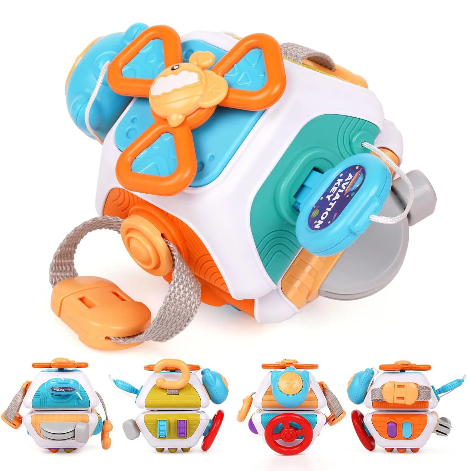 Travel Accessories Toddler - Baby Busy Board Cube Montessori Sensory