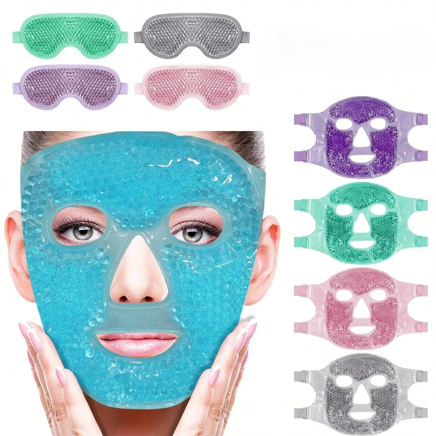 Travel Accessories Eye Mask - Gel Cooling Ice Face Eye Mask