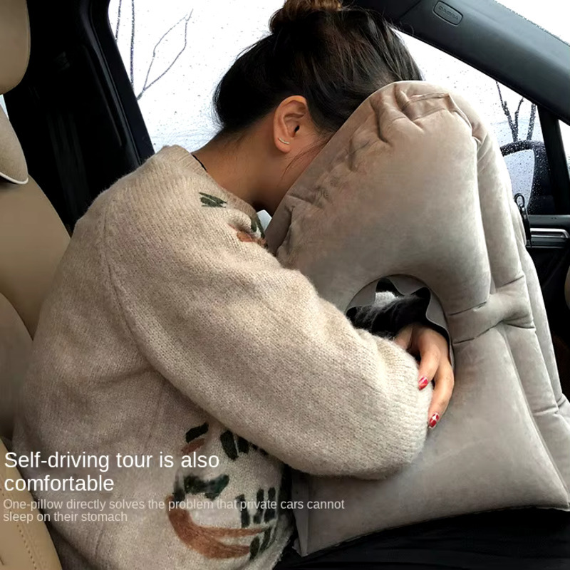 Inflatable Travel Pillow Trave - Travel Accessories For Long Haul Flights のレビューと価格