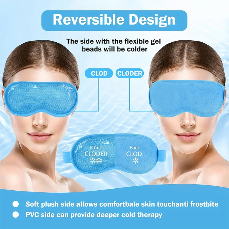 Gel Ice Eye Mask, Ice Eye Beau - Travel Accessories Eye Mask のレビューと価格