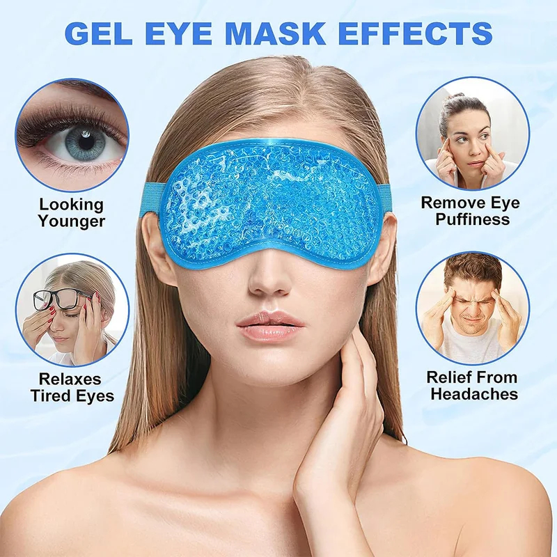Gel Ice Eye Mask, Ice Eye Beau - Travel Accessories Eye Mask のレビューと価格