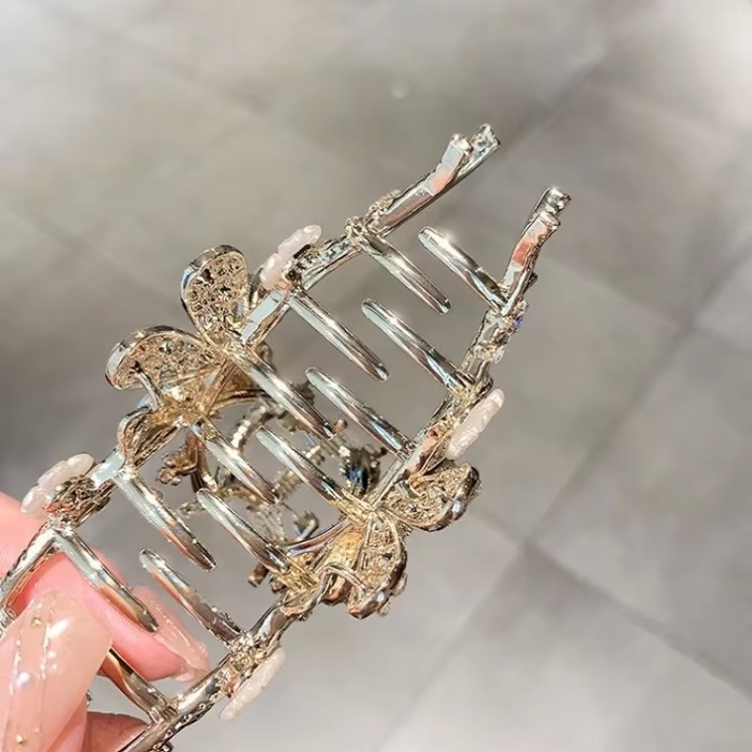 1 Pcs Metal Hair Claw Pearl Ha - Travel Accessories For Girls のレビューと価格