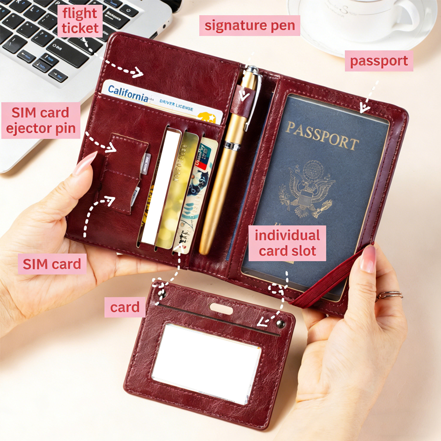 Passport Holder and Wallet in  - Travel Accessories Essentials のレビューと価格