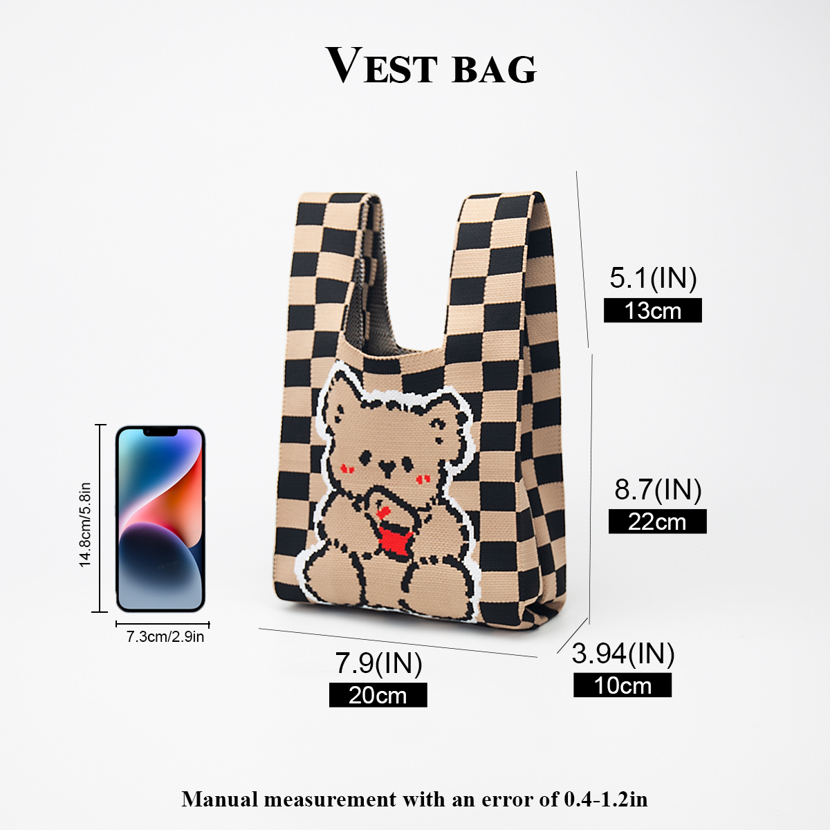 Cute Knitted Handbag for Girls - Travel Accessories For Girls のレビューと価格