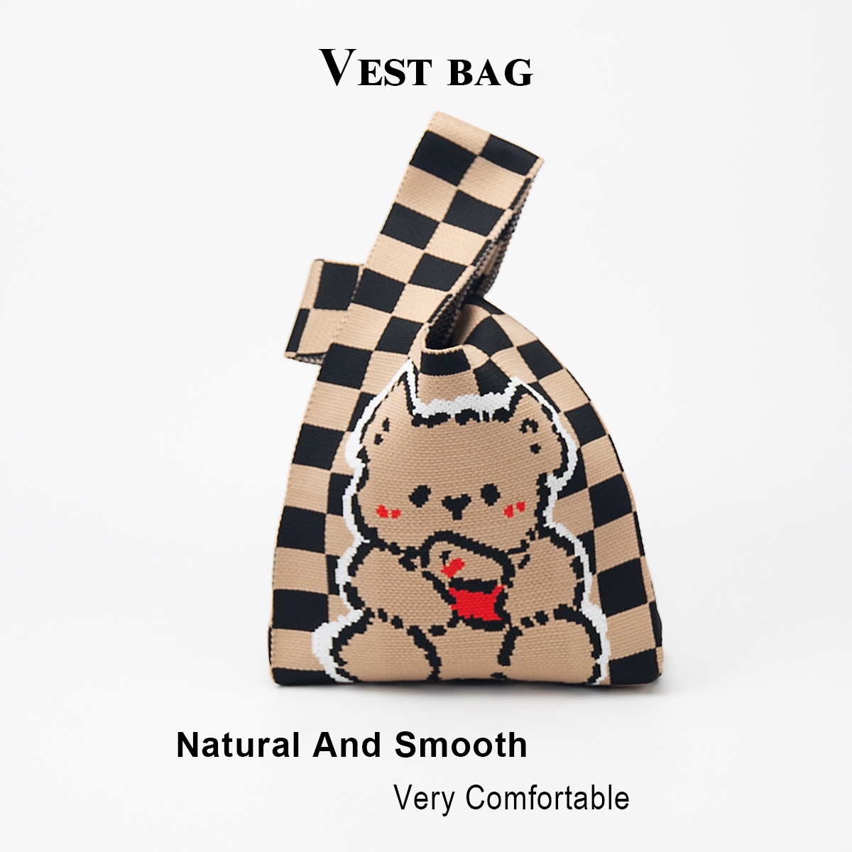 Cute Knitted Handbag for Girls - Travel Accessories For Girls のレビューと価格