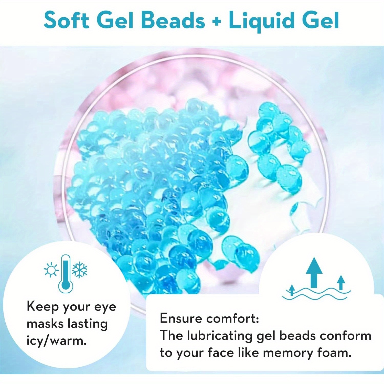 2Pcs/Set Gel Eye Mask Cooling  - Travel Accessories Eye Mask のレビューと価格