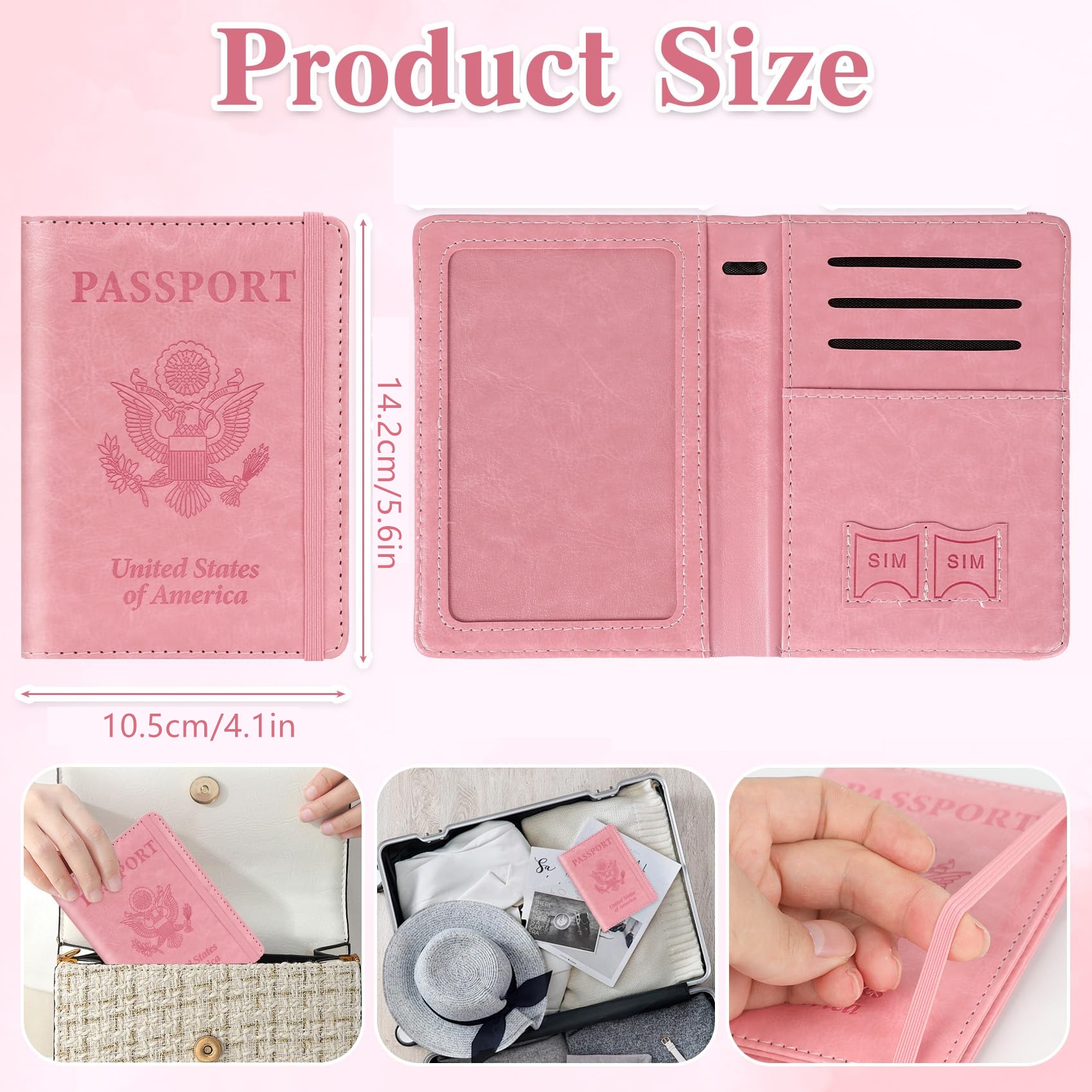 Passport Holder for Travel, Rf - Travel Accessories Essentials のレビューと価格