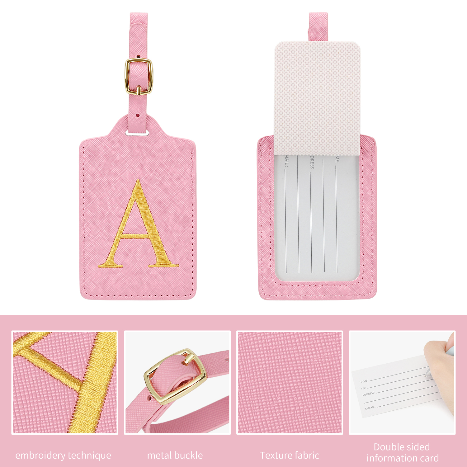 MIYIN 26 letters Luggage Tags  - Travel Accessories Essentials のレビューと価格