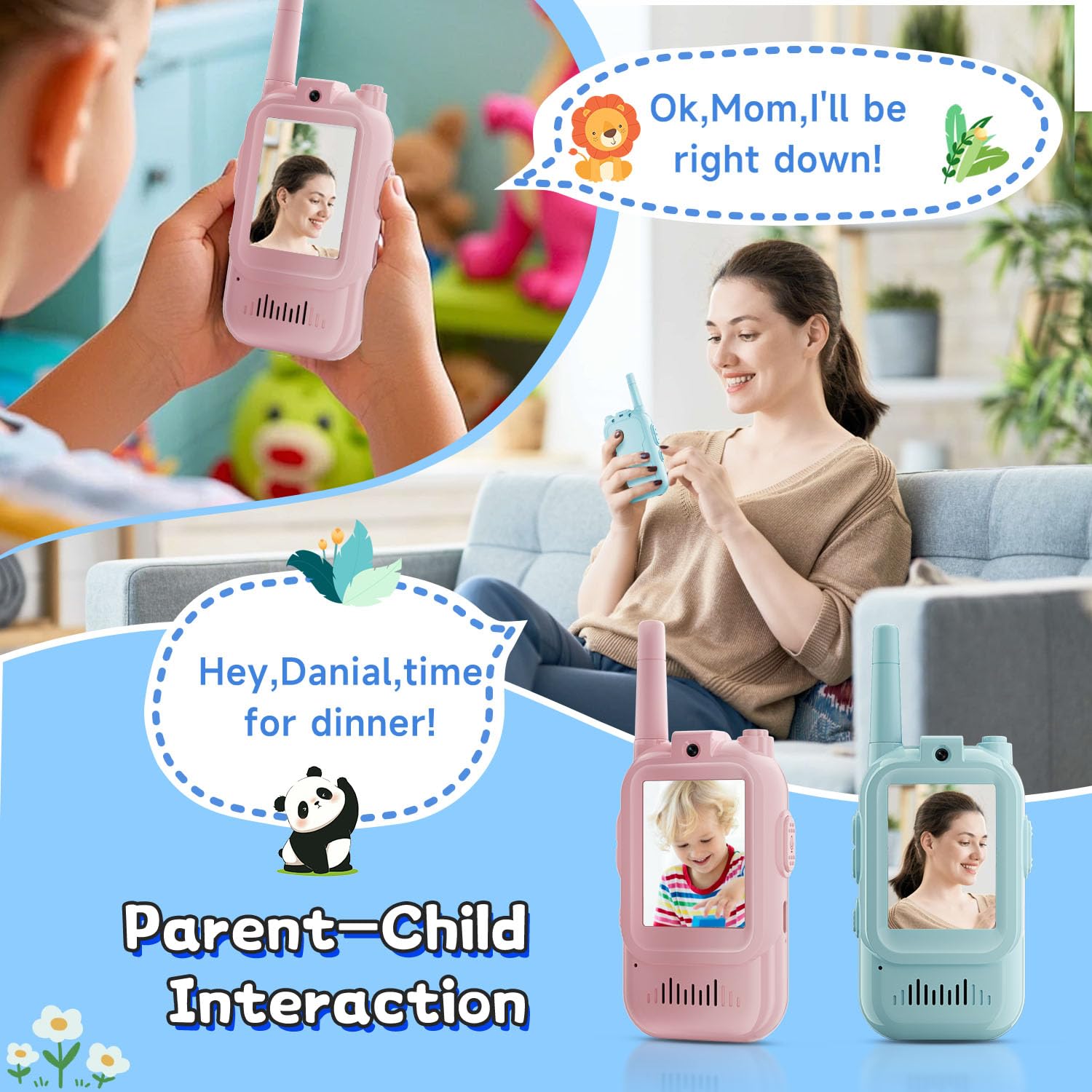 2PCS  Video Walkie Talkies for - Travel Accessories Toddler のレビューと価格