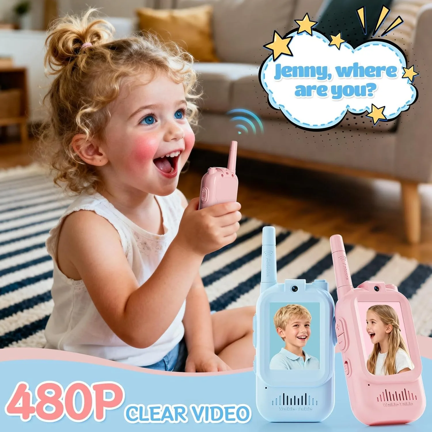 2PCS  Video Walkie Talkies for - Travel Accessories Toddler のレビューと価格