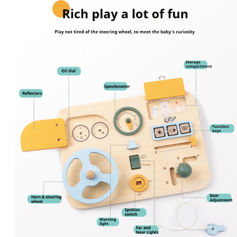 Montessori Toy Steering Wheel  - Travel Accessories Toddler のレビューと価格