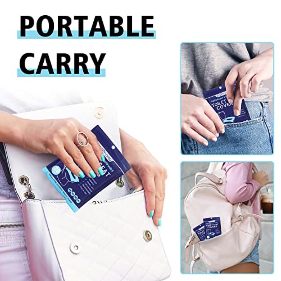 XL 100PCS Toilet Seat Covers D - Travel Accessories Essentials のレビューと価格
