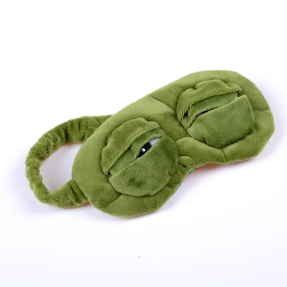 3D Sad Frog Sleep Mask Natural - Travel Accessories Eye Mask のレビューと価格