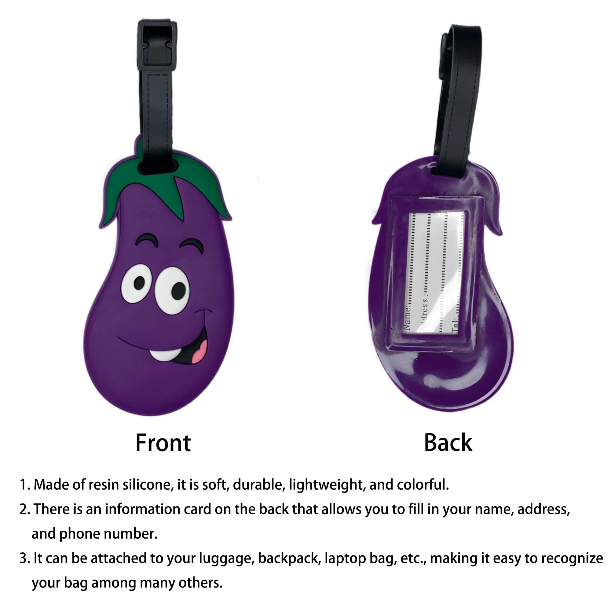 Strawberry eggplant carrot pin - Travel Accessories For Kids のレビューと価格