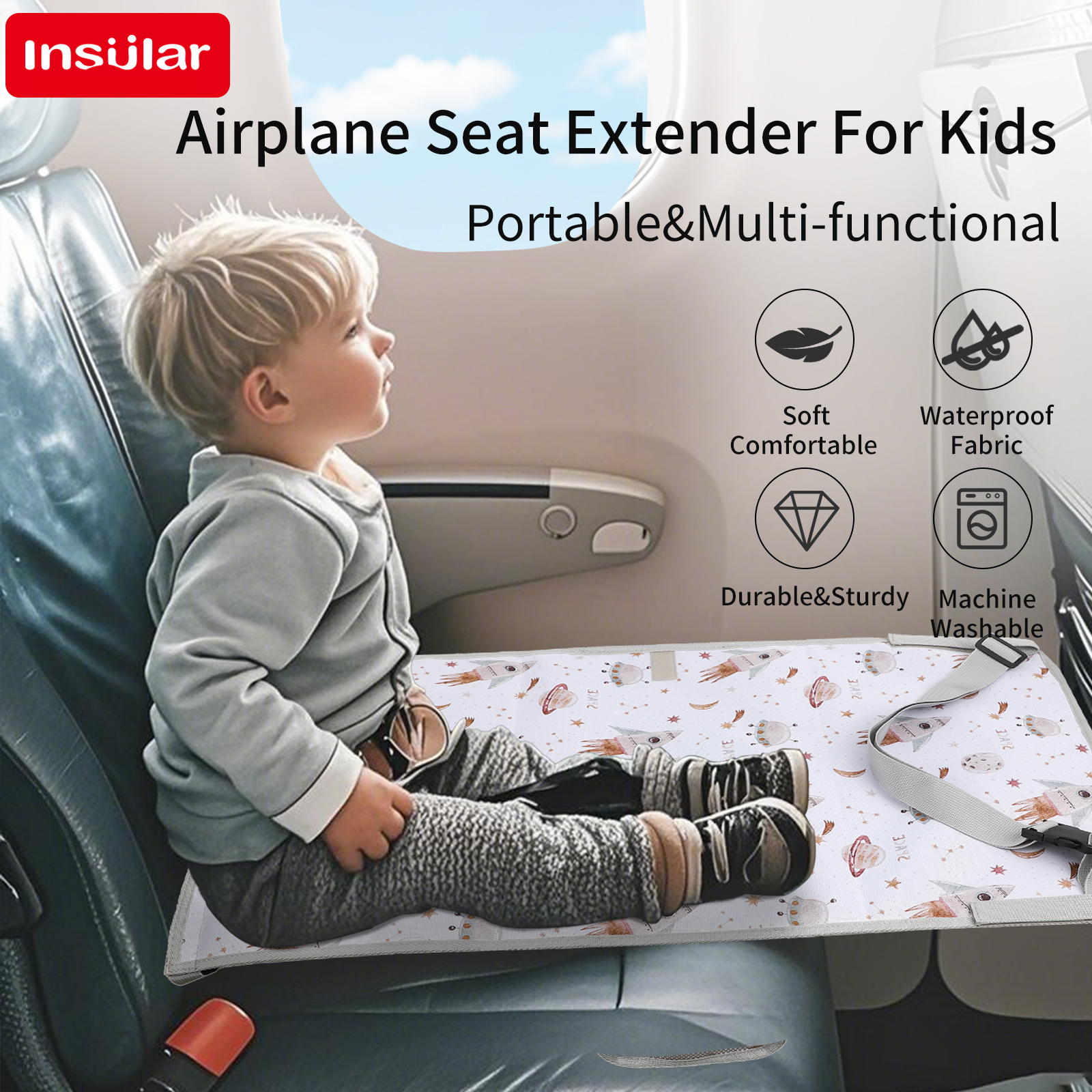 INSULAR Kids Seat Support Exte - Travel Accessories For Kids のレビューと価格