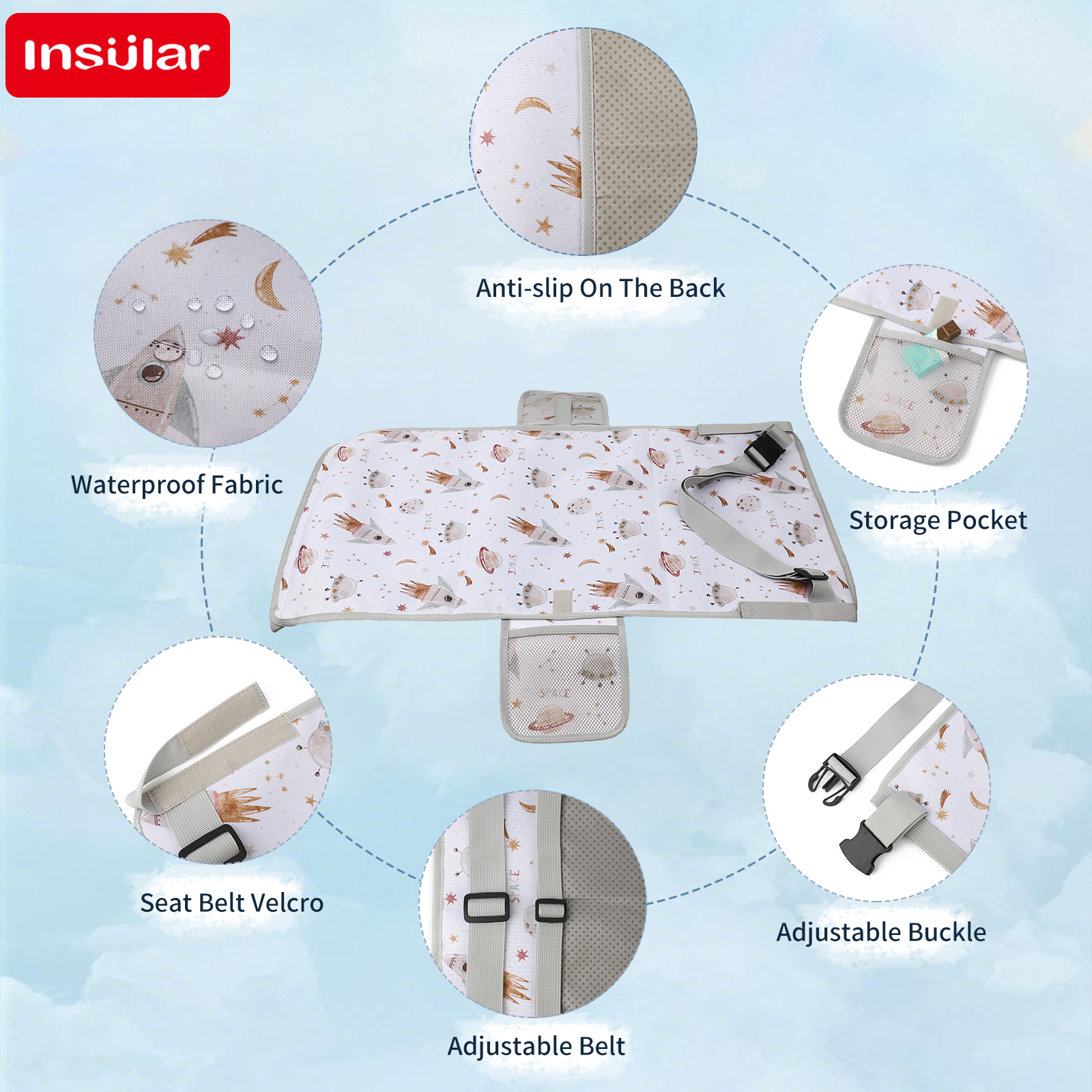 INSULAR Kids Seat Support Exte - Travel Accessories For Kids のレビューと価格