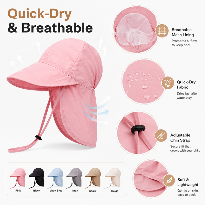 Quick Dry Baby Hats Summer Thi - Travel Accessories For Girls のレビューと価格