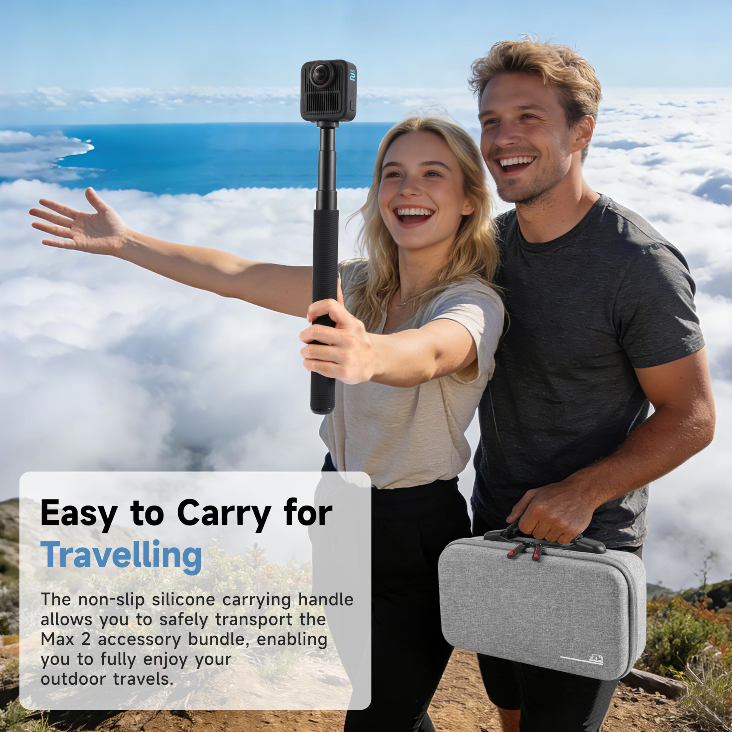 Carrying Case for Gopro Max 2  - Travel Accessories Bag のレビューと価格