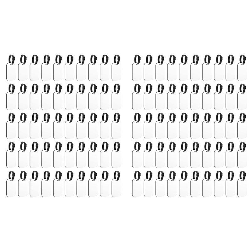 NEW-100PCS Sublimation Blank L - Travel Accessories Logo のレビューと価格