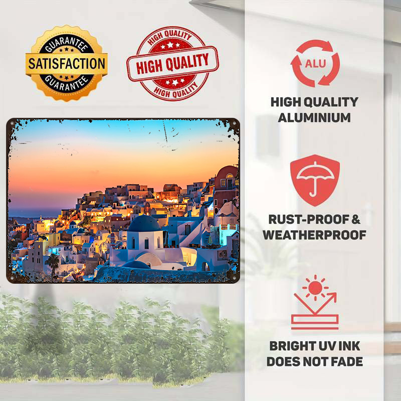 Santorini Greece Travel Tinpla - Travel Accessories Greece のレビューと価格