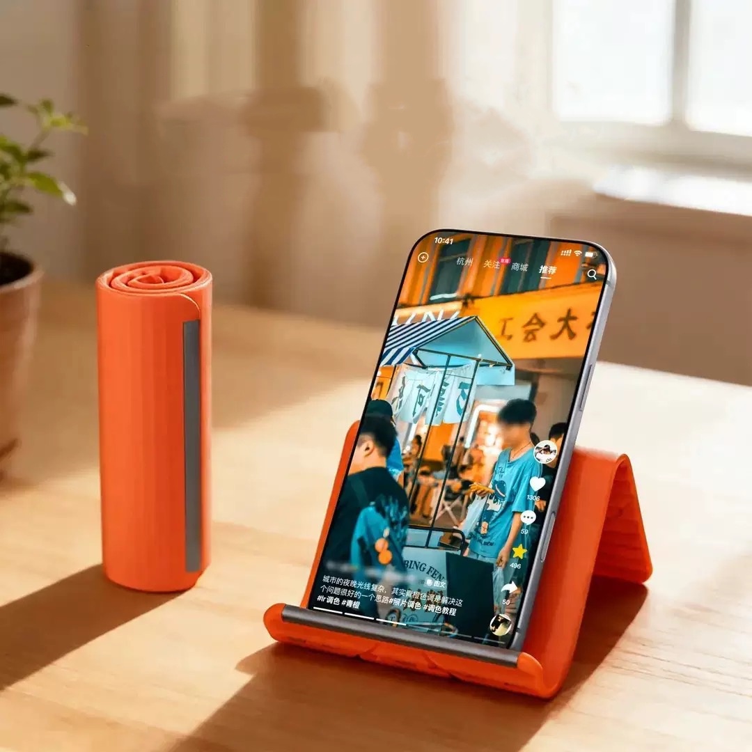 Lazy Portable Phone Stand Sili - Travel Accessories Gadget のレビューと価格