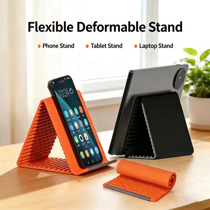 Lazy Portable Phone Stand Sili - Travel Accessories Gadget のレビューと価格