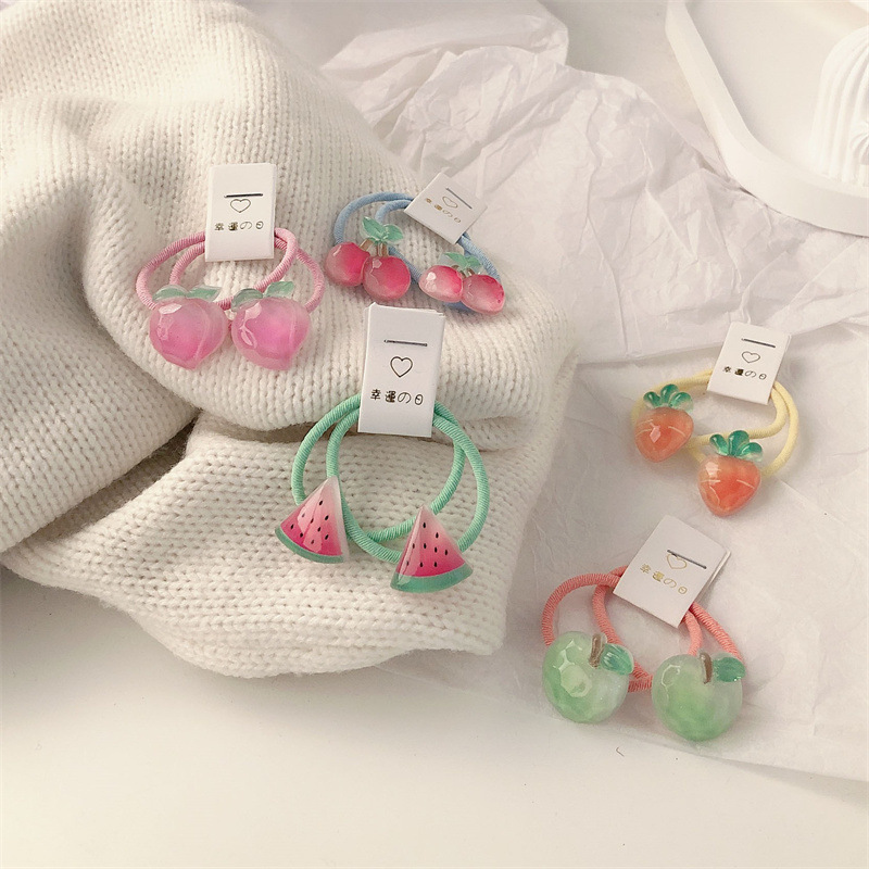 Kids Carrot Hair Ties 5 Pair N - Travel Accessories Toddler のレビューと価格