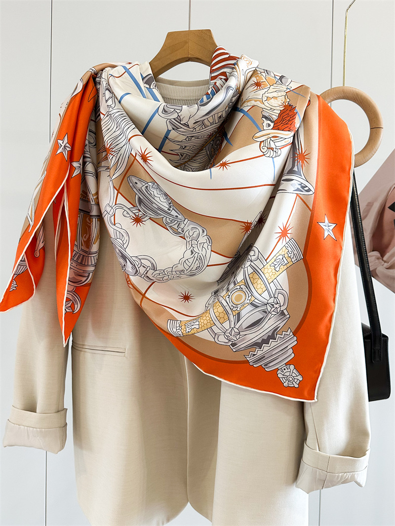 Luxury Brand Scarf Large Silk  - Travel Accessories Pouch のレビューと価格