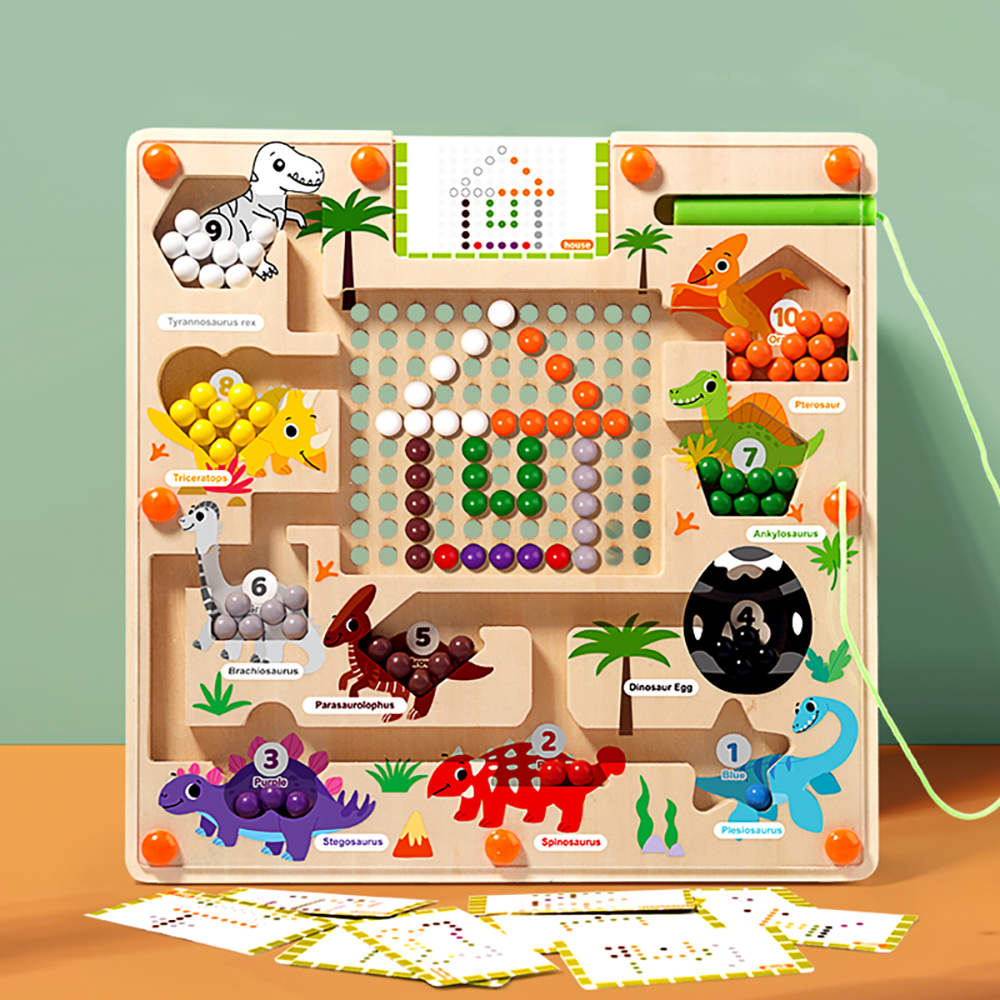 Magnetic Color and Number Maze - Travel Accessories Toddler のレビューと価格