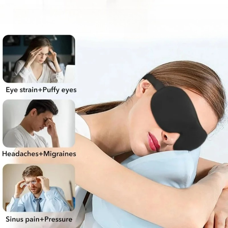 3D Sleep Mask Soft Memory Foam - Travel Accessories Eye Mask のレビューと価格