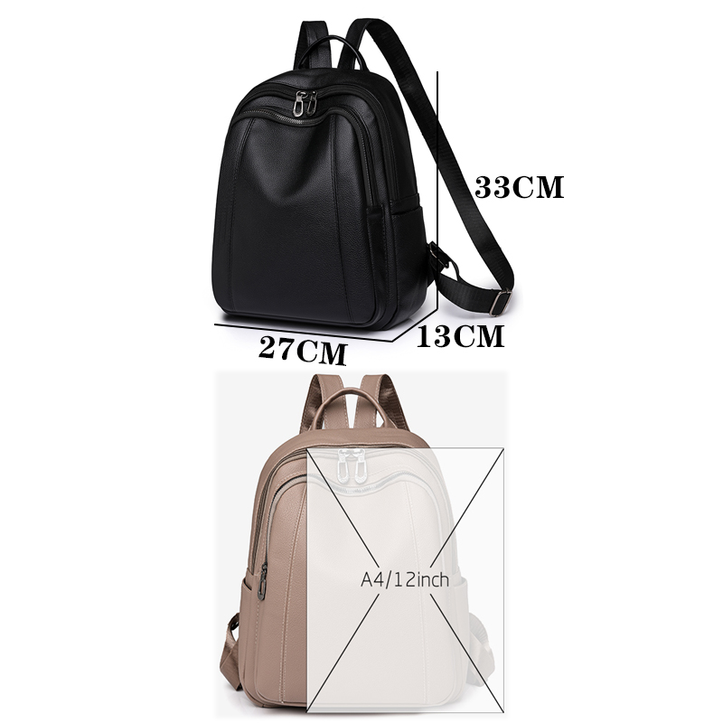 High Quality Leather Backpack  - Travel Z のレビューと価格