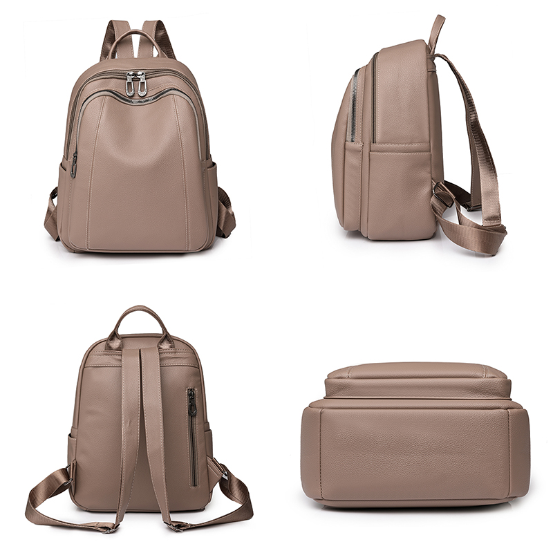 High Quality Leather Backpack  - Travel Z のレビューと価格