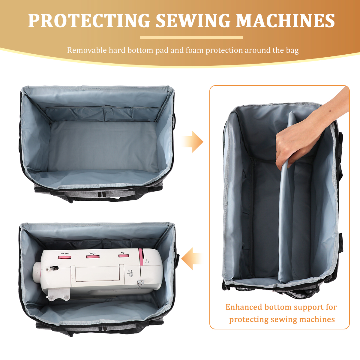 KOKNIT Sewing Machine Carrying - Travel Accessories Bag のレビューと価格