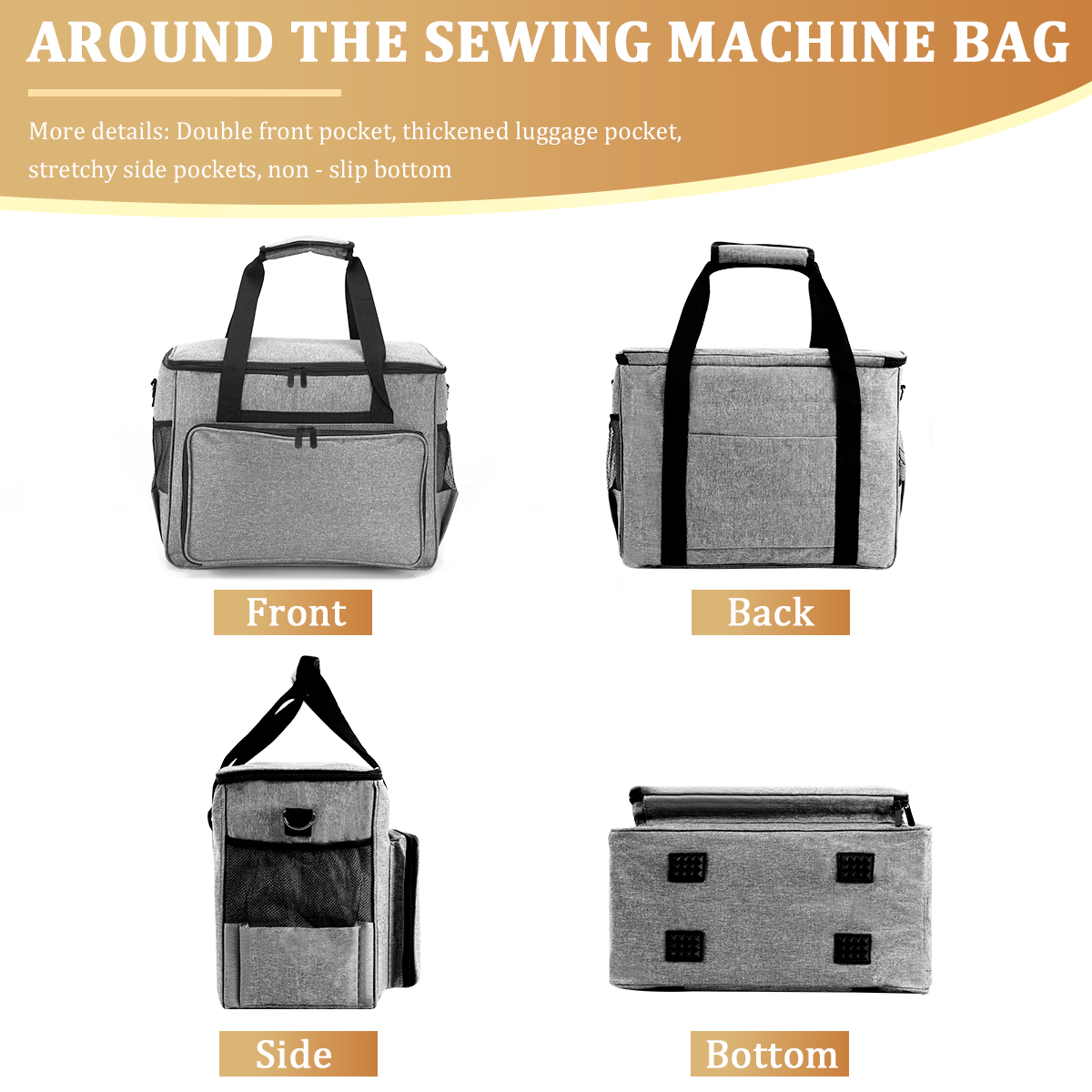 KOKNIT Sewing Machine Carrying - Travel Accessories Bag のレビューと価格