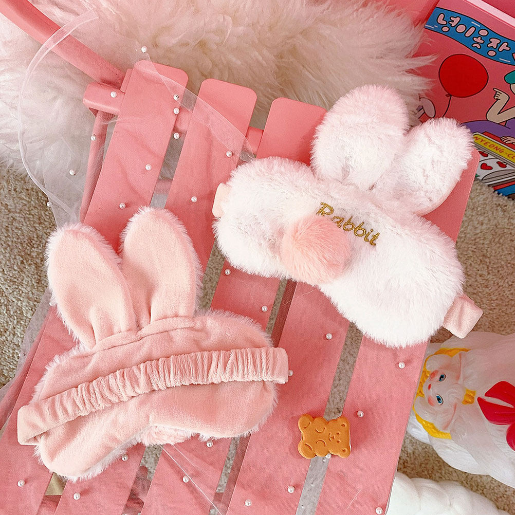 1Pcs Stereo Rabbit Ear Eye Mas - Travel Accessories For Kids のレビューと価格