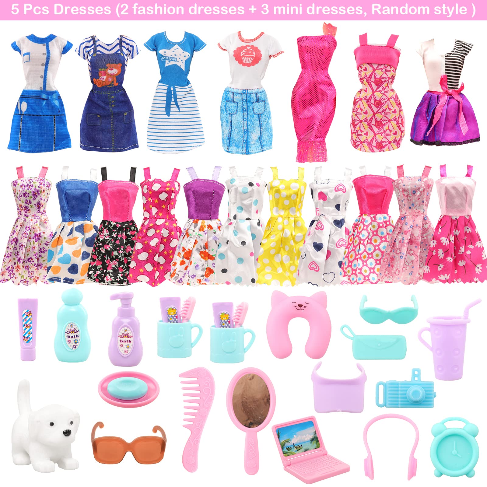 BARWA 30 Pcs 11.5 lnch Travel  - Travel Accessories For Kids のレビューと価格