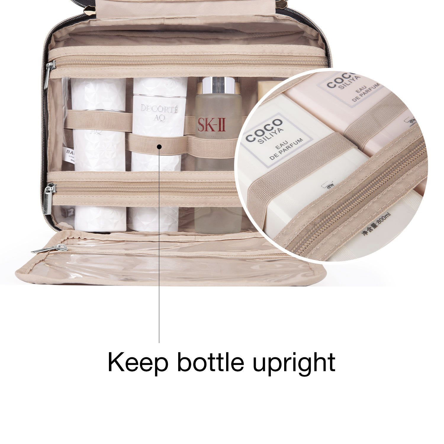 BAGSMART Toiletry Bag Cosmetic - Travel Accessories Bag のレビューと価格