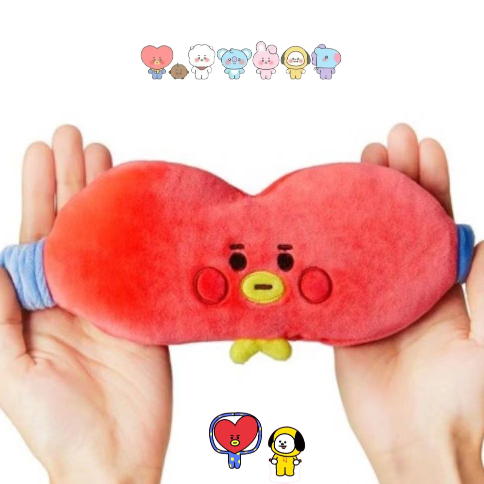 BT21 cartoon cute plush doll e - Travel Accessories Eye Mask のレビューと価格