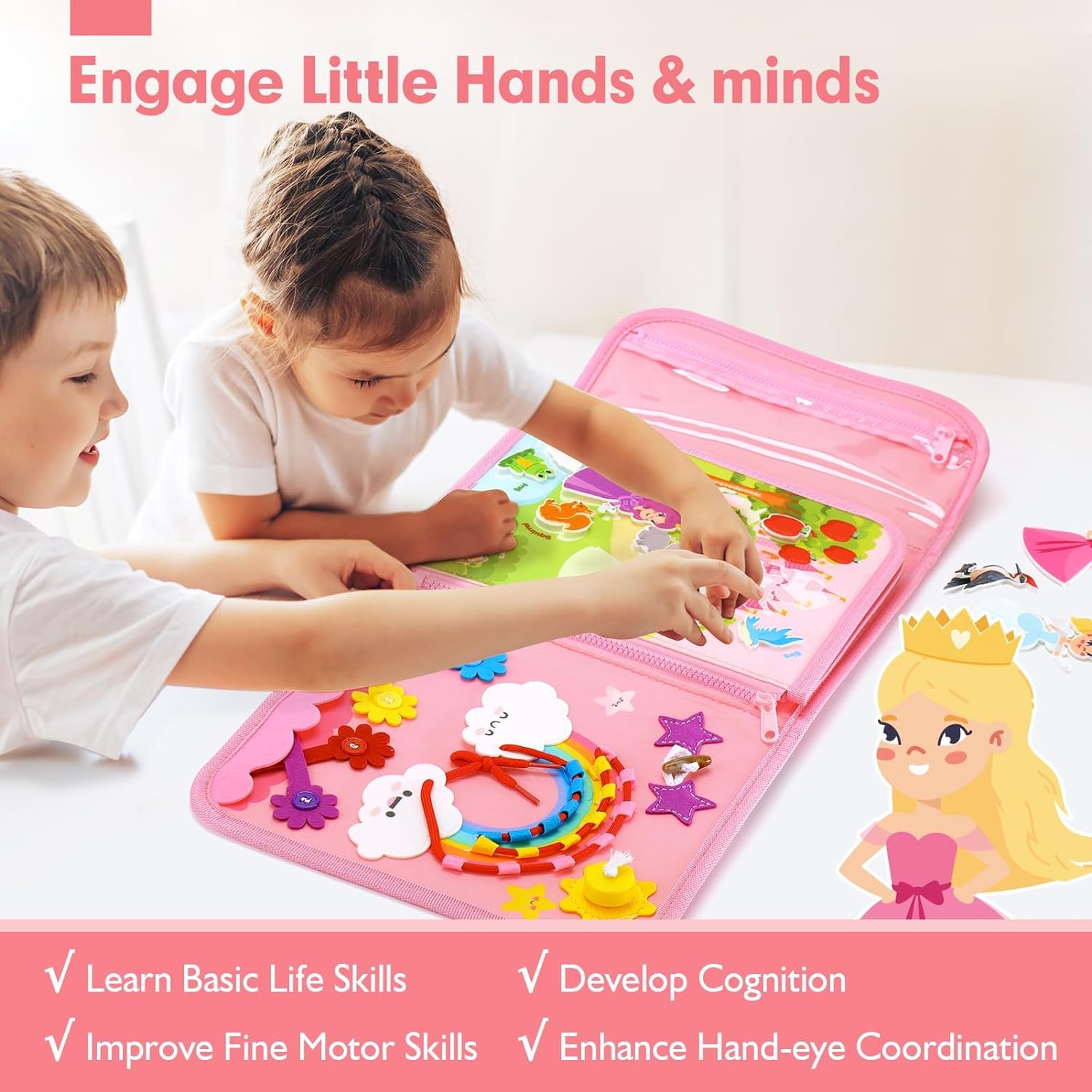 Toddler Busy Board Toys Montes - Travel Accessories Toddler のレビューと価格