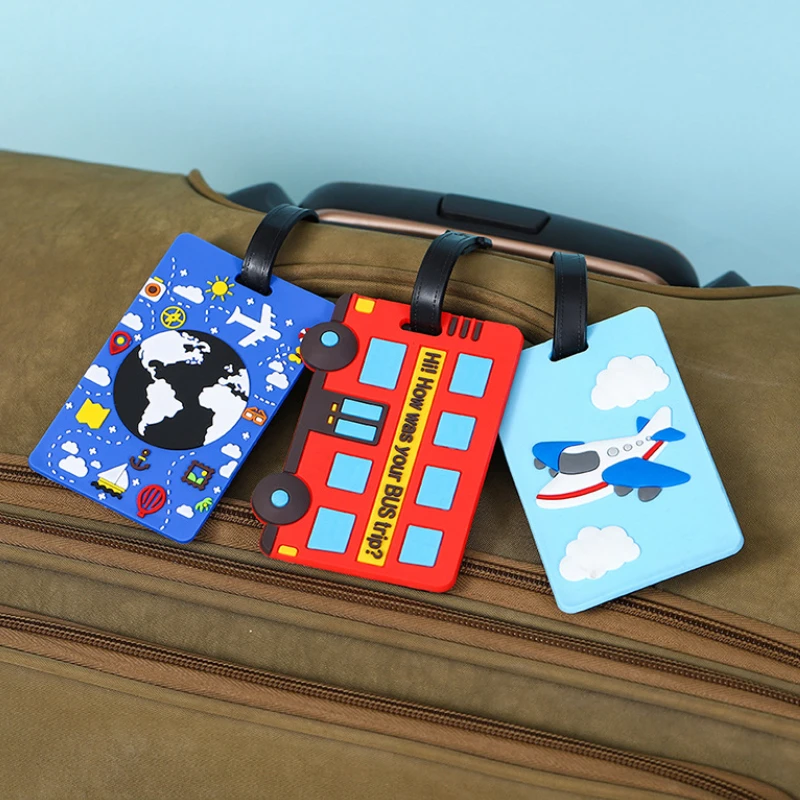 Cute Cartoon Cars PVC Silicone - Travel Accessories Logo のレビューと価格
