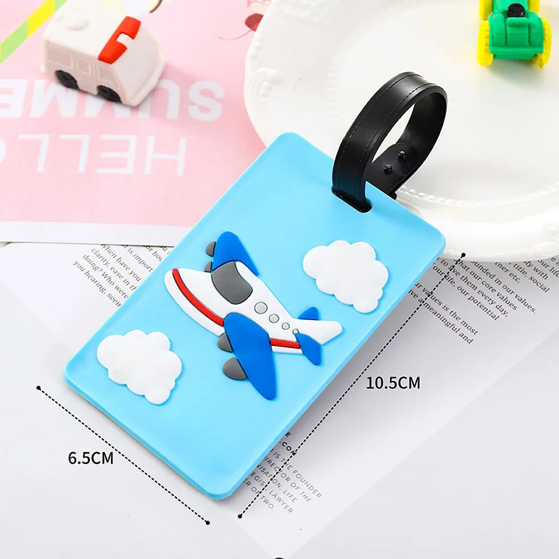 Cute Cartoon Cars PVC Silicone - Travel Accessories Logo のレビューと価格