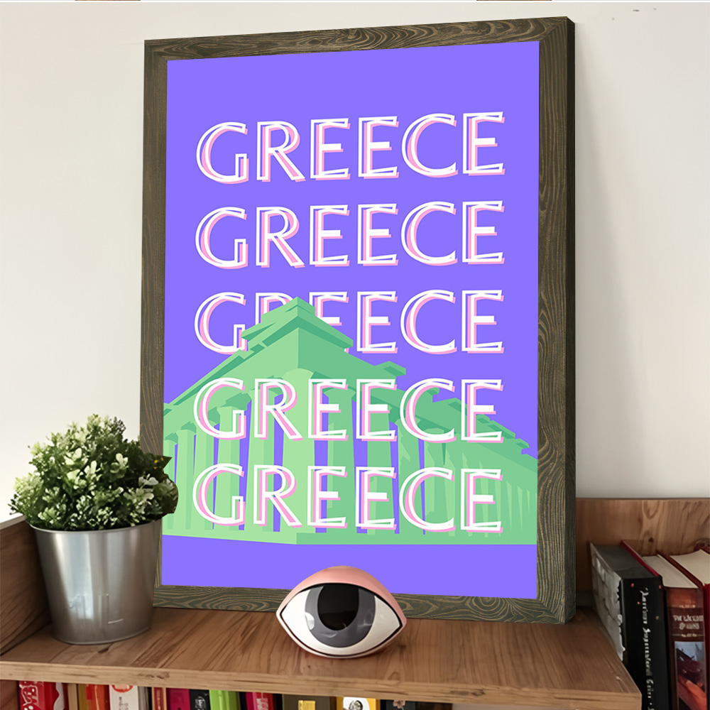 Greece Travel Poster Customiza - Travel Accessories Greece のレビューと価格