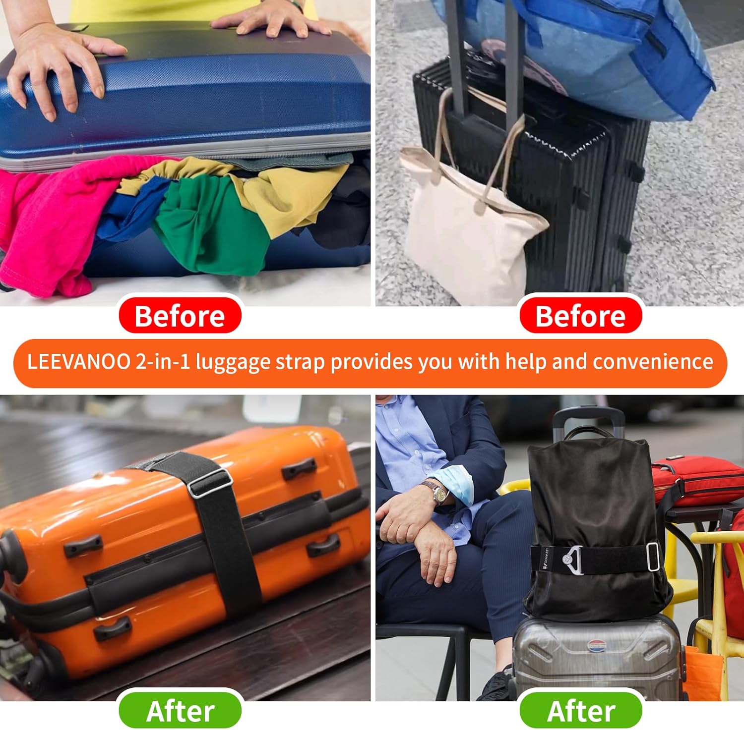 Luggage Strap for Suitcases 2- - Travel Accessories Bag のレビューと価格