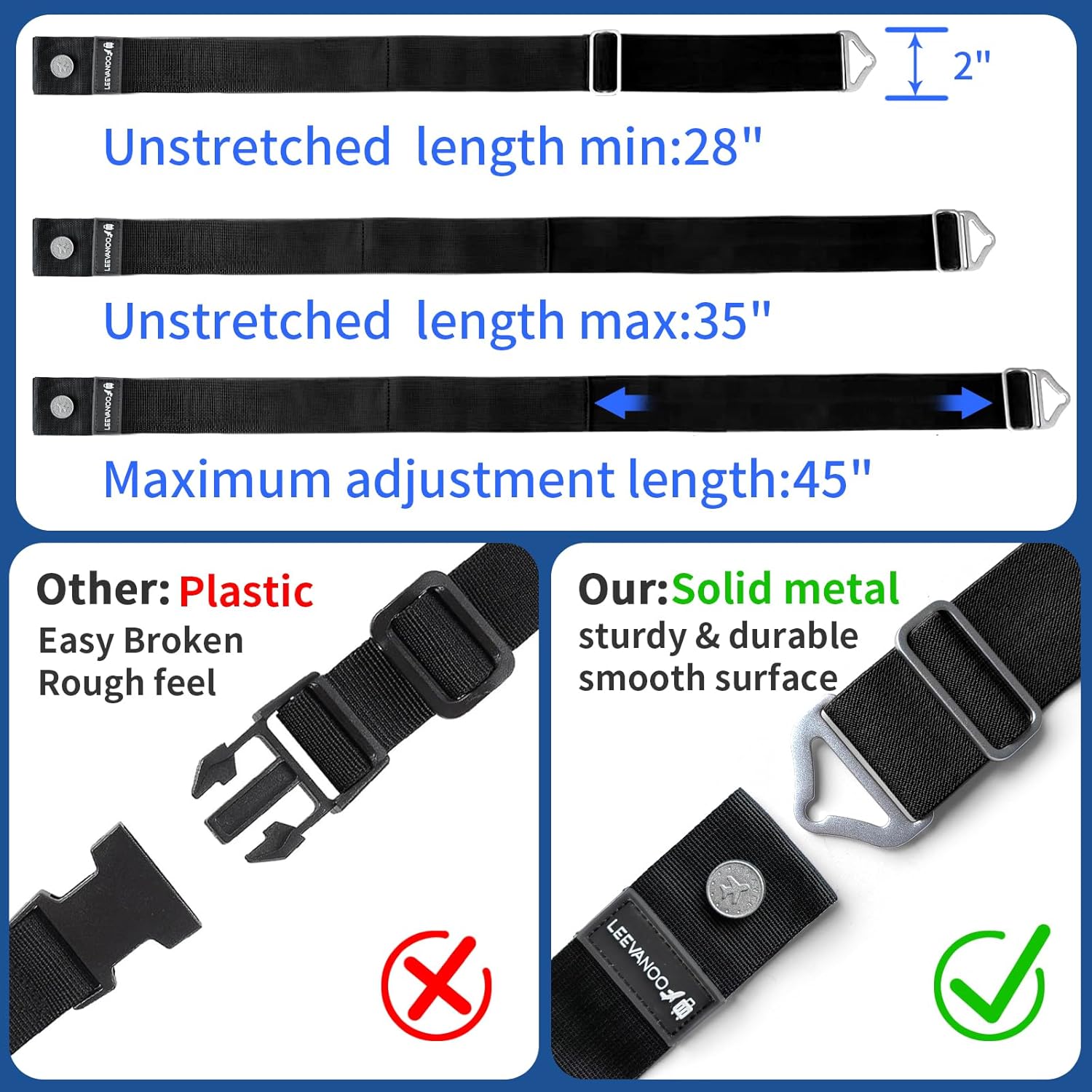 Luggage Strap for Suitcases 2- - Travel Accessories Bag のレビューと価格