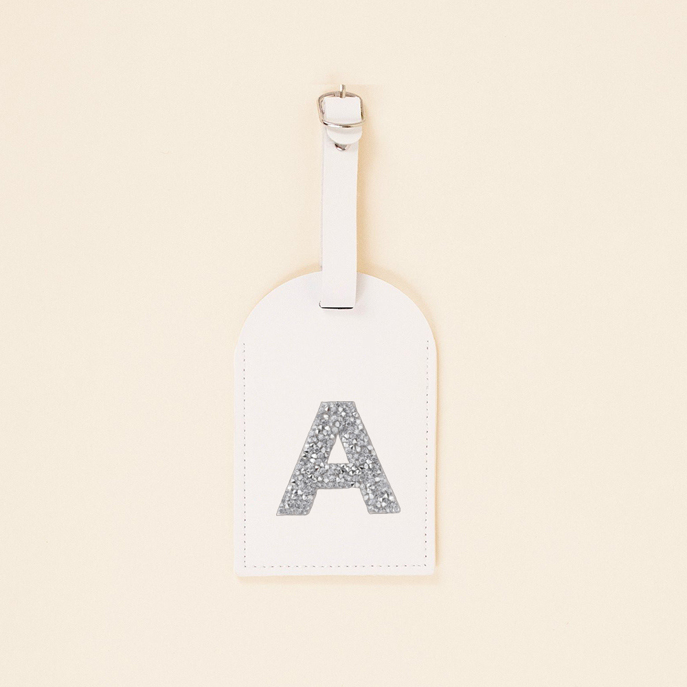 A-Z Rhinestone Monogram Leathe - Travel Accessories Logo のレビューと価格